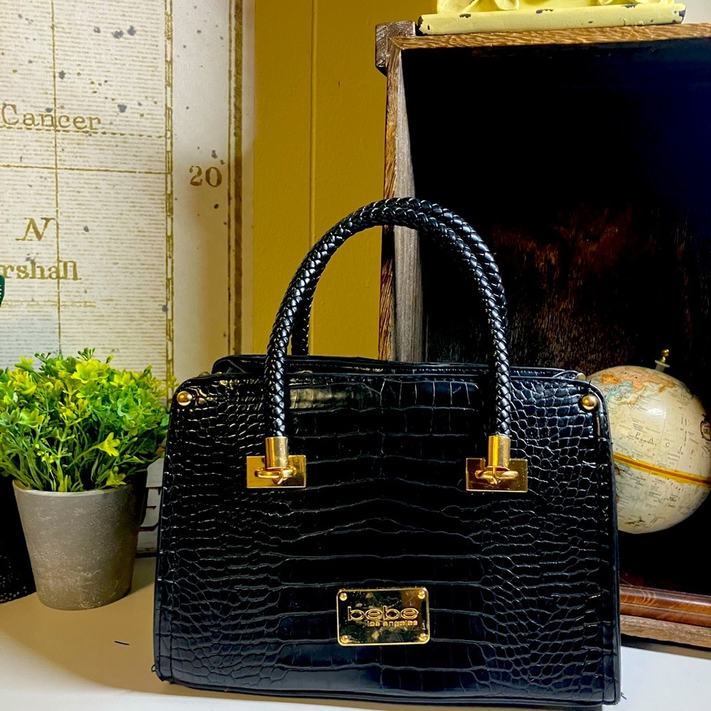 Bebe Snake Skin Purse